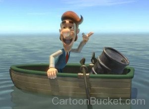 Hugh Neutron Sitting In Boat-df45605