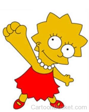 Lisa Simpson I Red Dress-rt89614