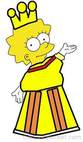 Lisa Simpson In Yellow Dress-rt89617