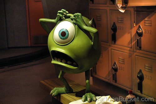 Mmike Wazowski In Tension-jh56707-bh19607