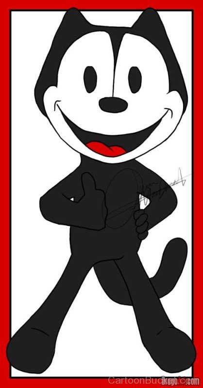 Sketch Of Felix The Cat-ys56327