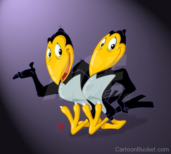 Smiling Heckle And Jeckle-bd9060127