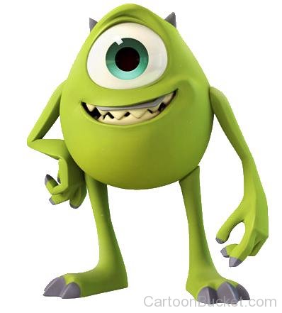 Smiling Image Of Mmike Wazowski-jh56716-bh19616