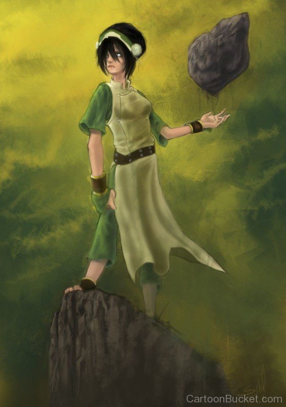 Toph Bei Fong Holding Stone-LL45817