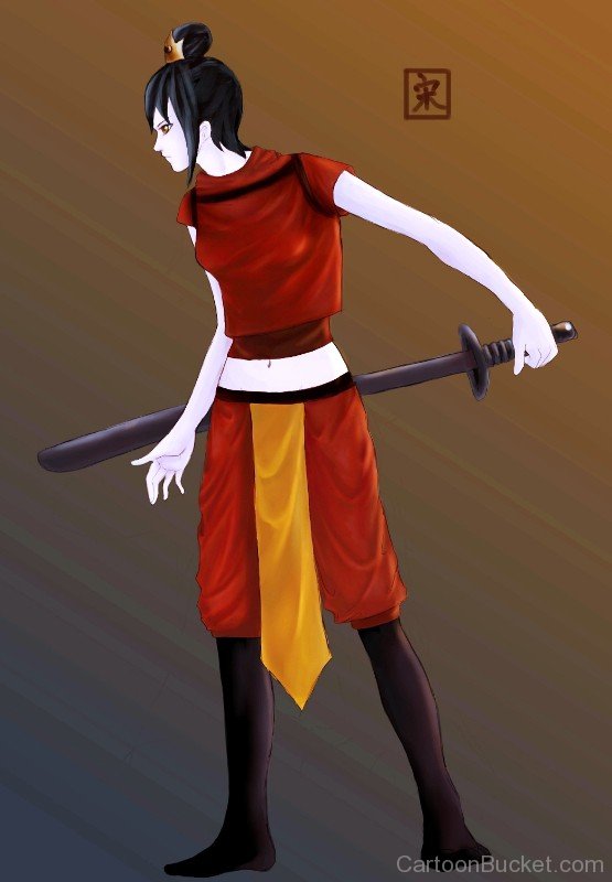 Azula With Her Sword-tq118