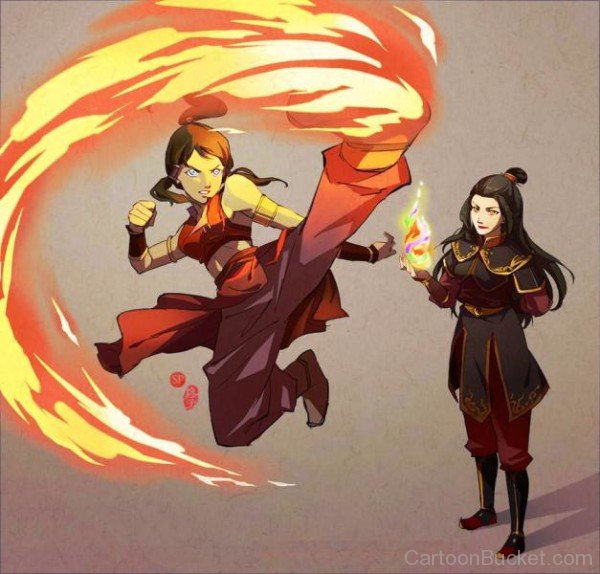 Korra And Azula-tq129