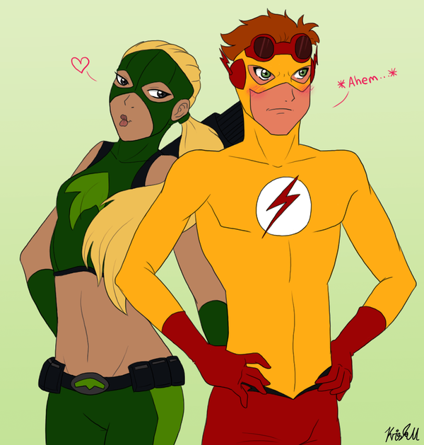 Artemis And Kid Flash-tfw2705