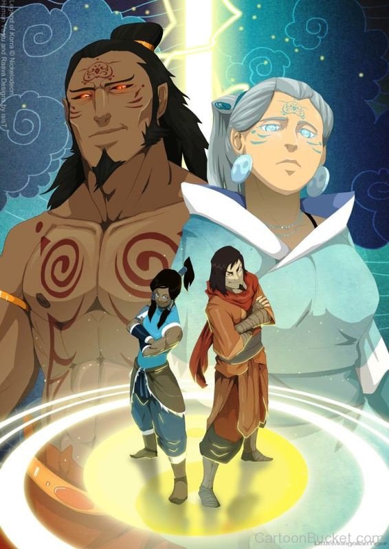 Avatar Korra, Avatar Wan,Vaatu And Rava-wc504