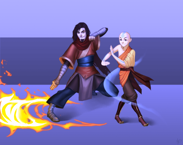 Avatar Wan And Avatar Aang-wc505