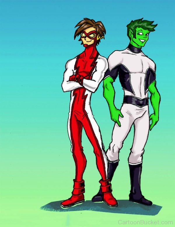 Beast Boy And Impulse-tgg403