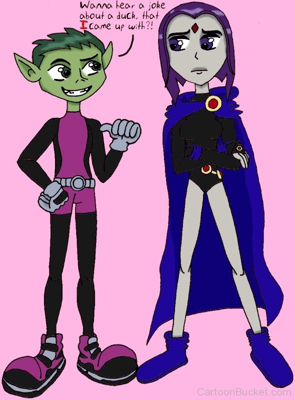 Beast Boy And Raven-tgg407