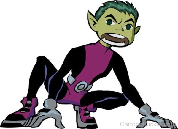 Beast Boy Looking Angry-tgg420