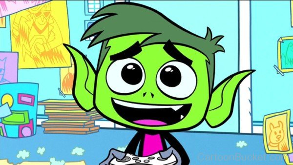 Beast Boy Looking Excited-tgg423