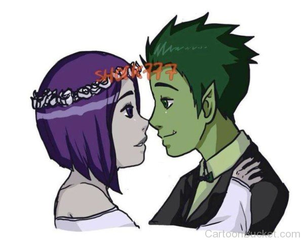 Beast Boy With Raven-tgg438