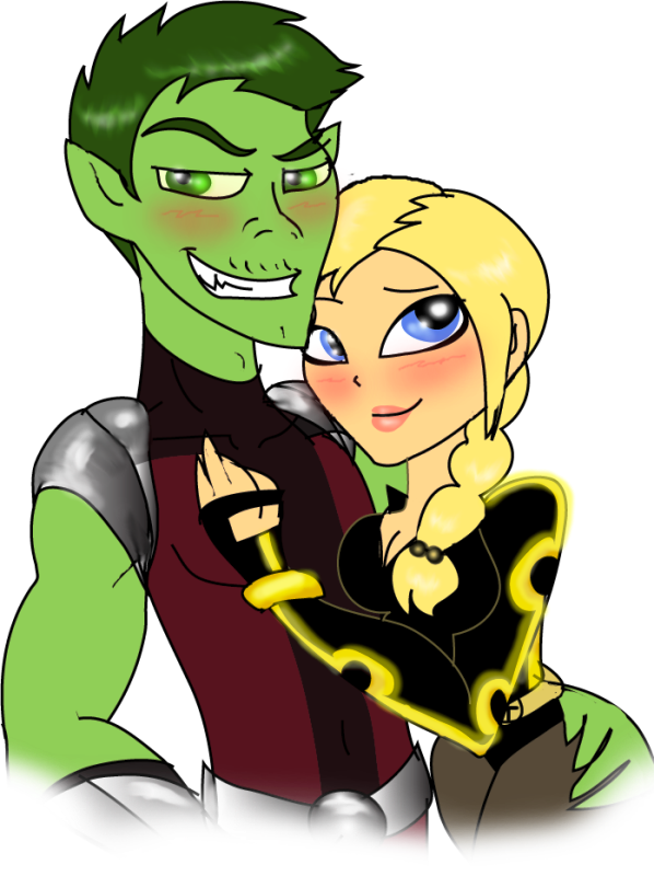 Beast Boy With Terra-tgg439