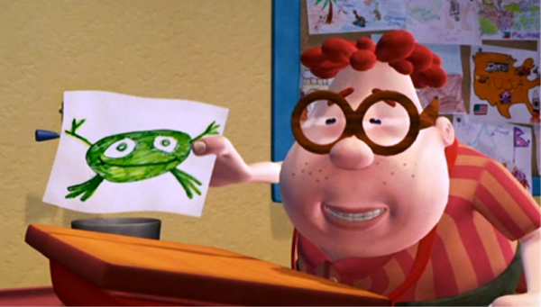 Carl Wheezer Showing Frog's Picture-vfx5611