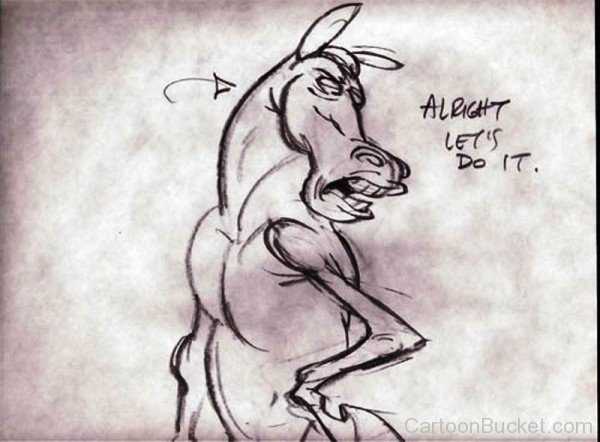 Drawing Of Mr.Horse-ea103