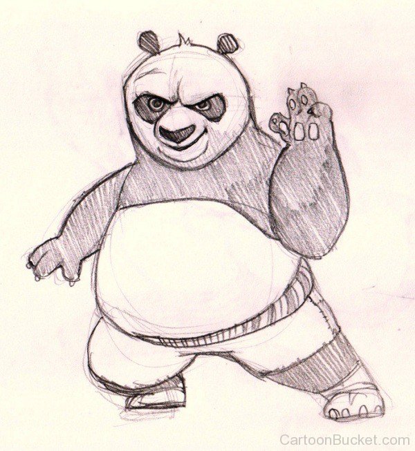 Drawing Of Po Panda-wh603