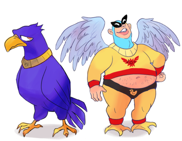 Fat Birdman And Avenger-ycw2621
