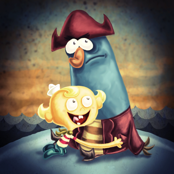 Flapjack Hugging Captain-tbw2327