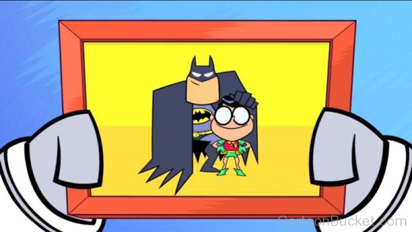 Frame Picture Of Robin And Batman-ppu9805