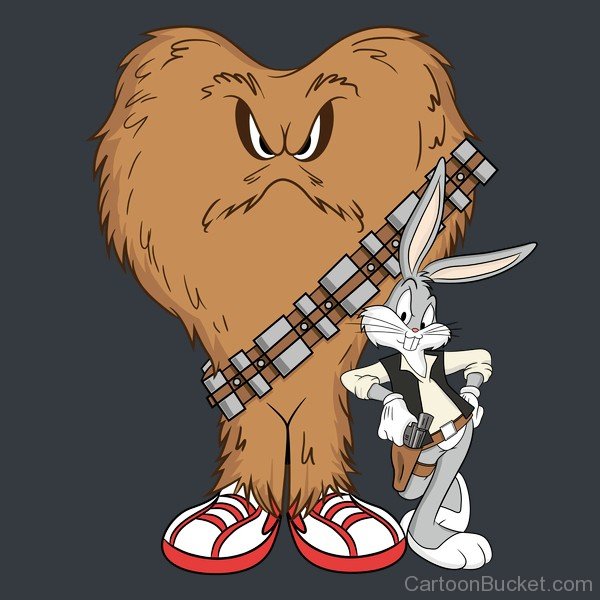 Gossamer And Bunny As Han And Chewy-efw302