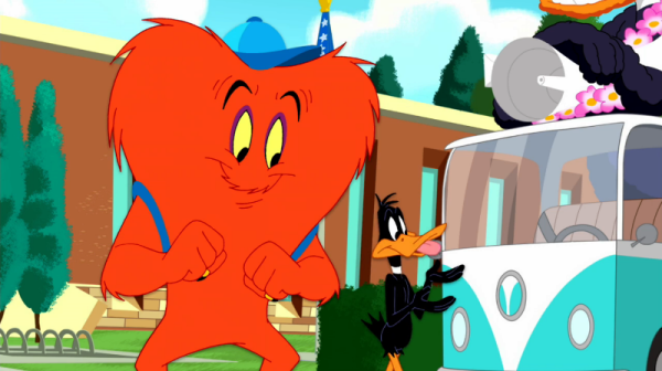 Gossamer Looking At Daffy-efw309