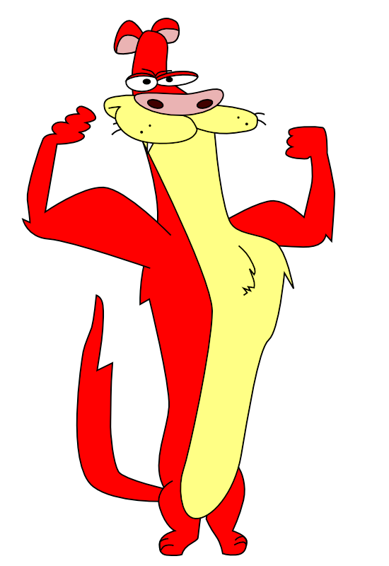 I.M.Weasel Showing His Muscles-yzw28