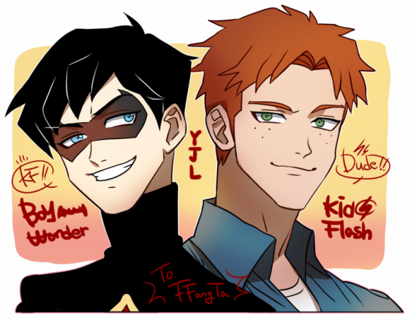 Kid Flash And Robin-tfw2719