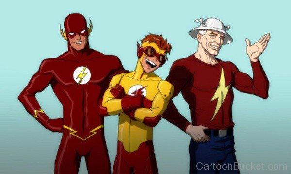 Kid Flash With His Family-tfw2738