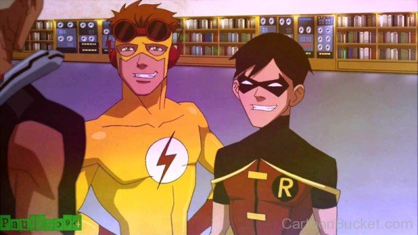 Kid Flash With Robin-tfw2739