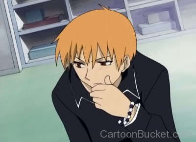 Kyo Sohma Thinking Image