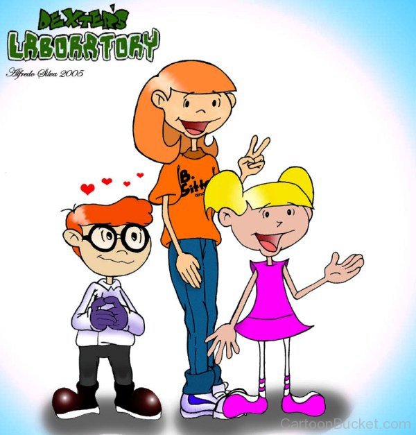 Lisa With Dexter And Dee Dee-mtv722