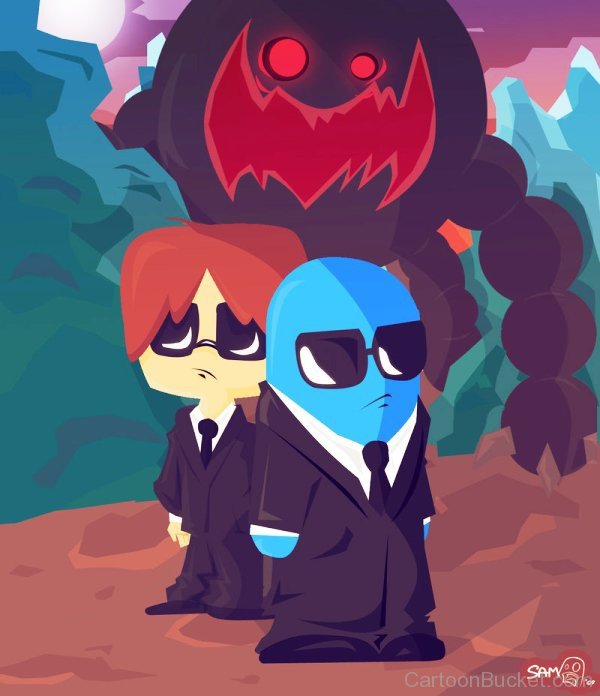 Mac And Bloo In Black Suit-rnu6517