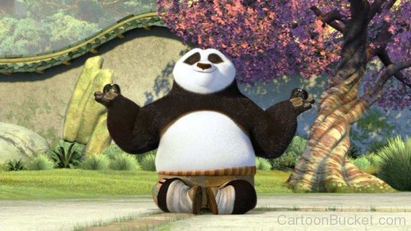 Po Panda Doing Meditation-wh620