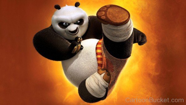 Po Panda Flying Kick-wh624