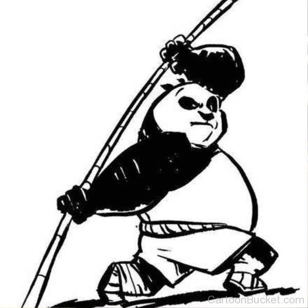 Po Panda Holding Bamboo-wh627