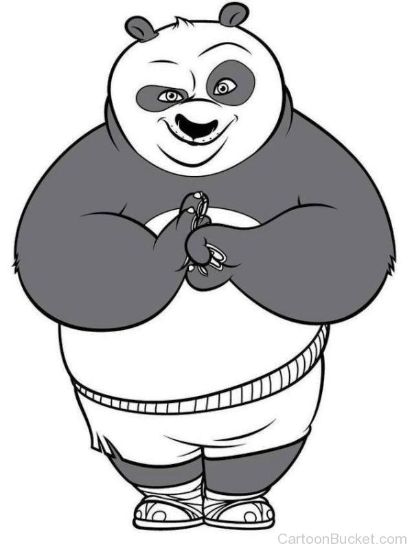 Po Panda In Kung Fu Style