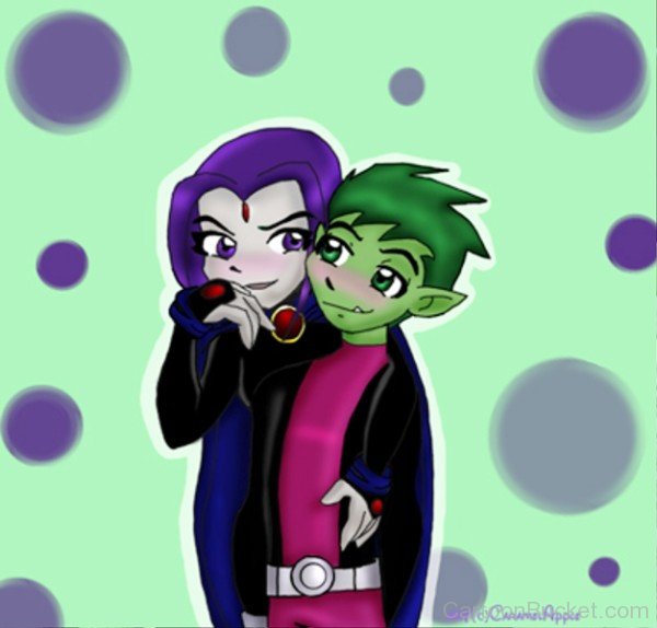 Raven With Beast Boy-tgg459