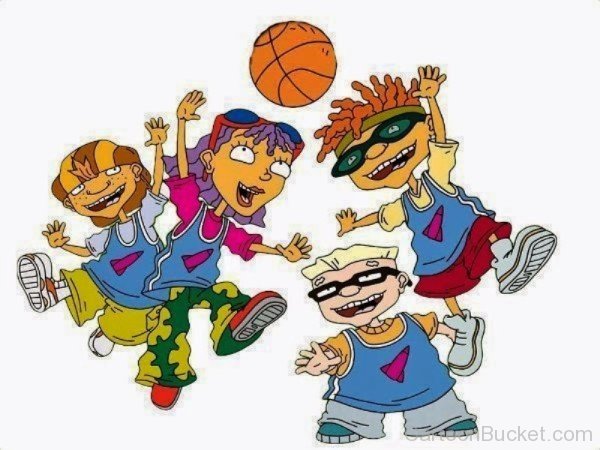 Sam Playing Basketball With His Friends-rf812