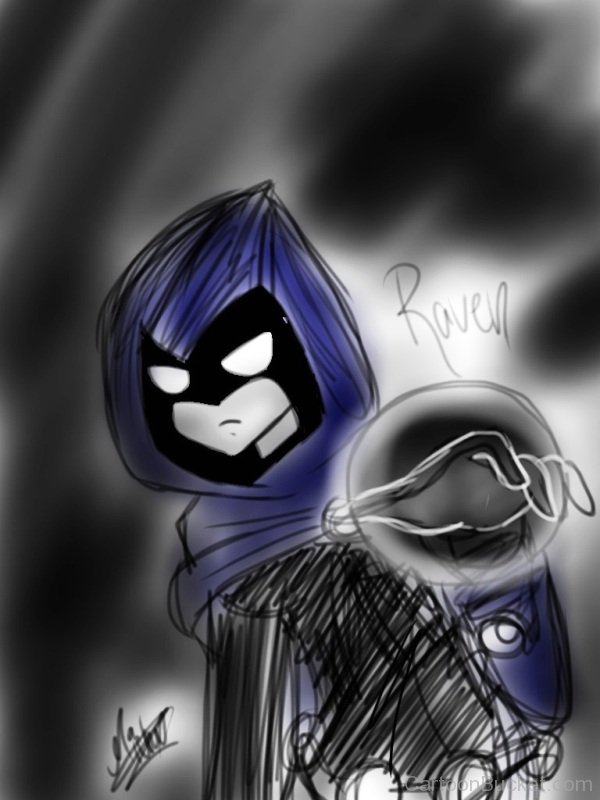 Sketch Of Raven-rnd2846