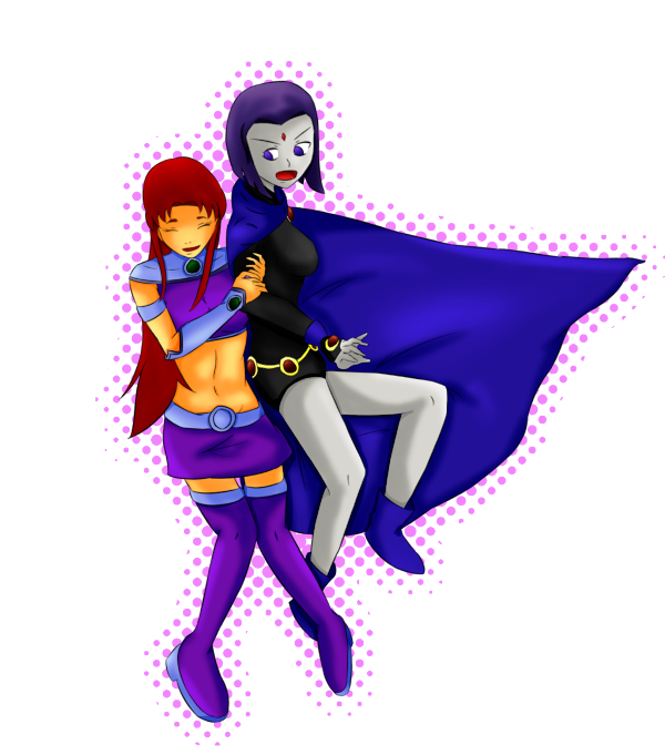 Starfire Holding Raven's Hand-rnd2847Starfire Holding Raven's Hand-rnd2847