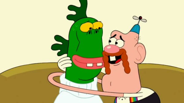 Uncle Grandpa Holding Mr.Gus-tca2326