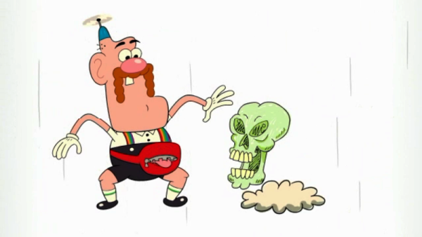 Uncle Grandpa Looking At Belly Bag-tca2333