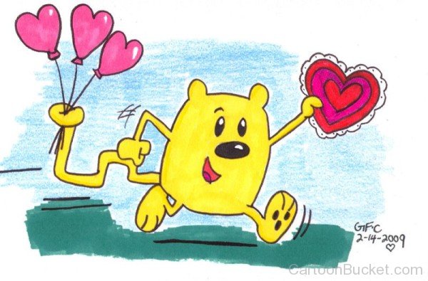 Wubbzy Celebrating Valentine-pw223