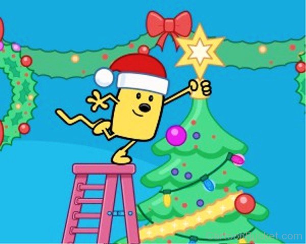 Wubbzy Decorating Christmas Tree-pw225