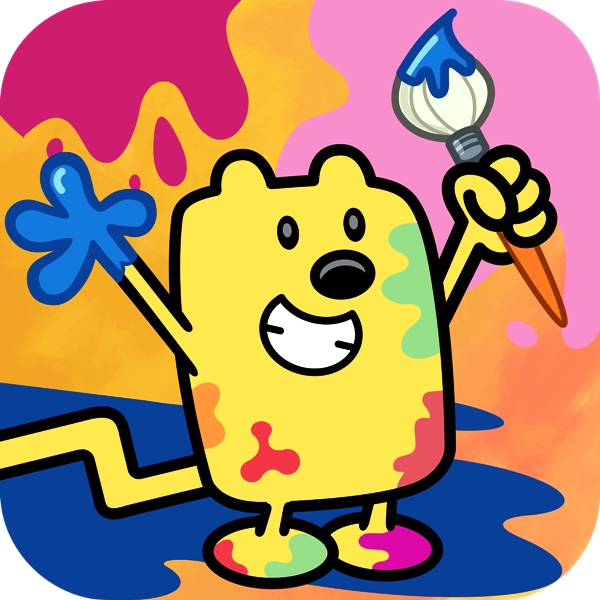 Wubbzy Holding Painting Brush-pw230