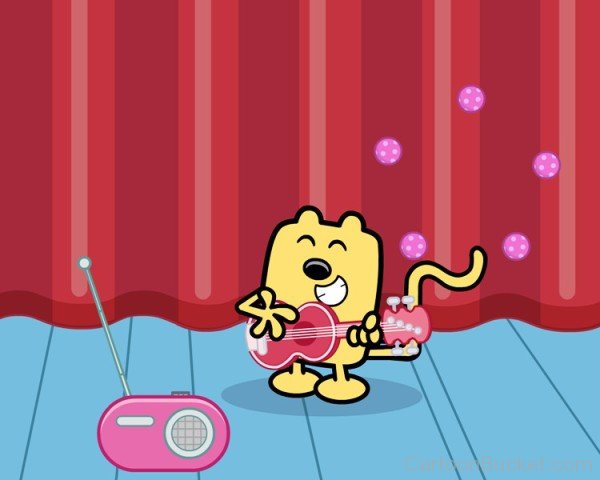 Wubbzy Playing Guitar-pw243