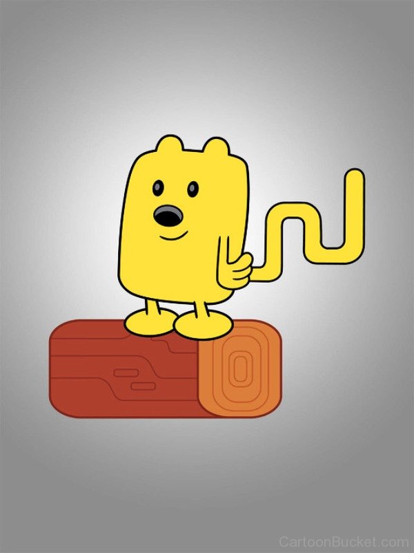 Wubbzy Standing Of Wood Piece-pw246