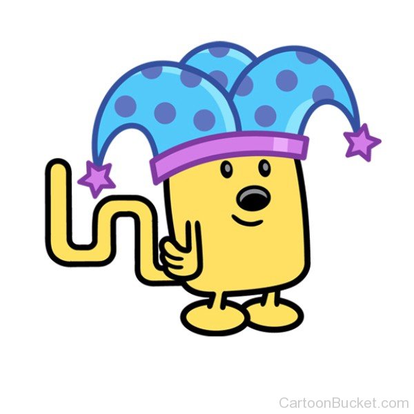 Wubbzy Wearing Party Hat-pw248